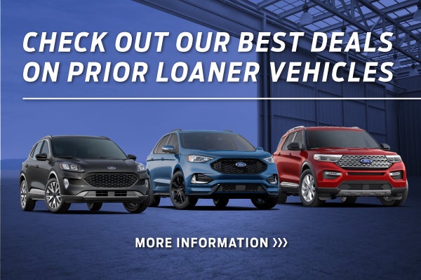 Check Out Our Best Deals on Prior Loaner Vehicles